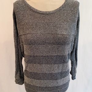 Metallic silver Philosophy sweater NWT